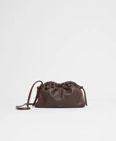 Mansur Gavriel Mini Cloud Clutch In Chocolate