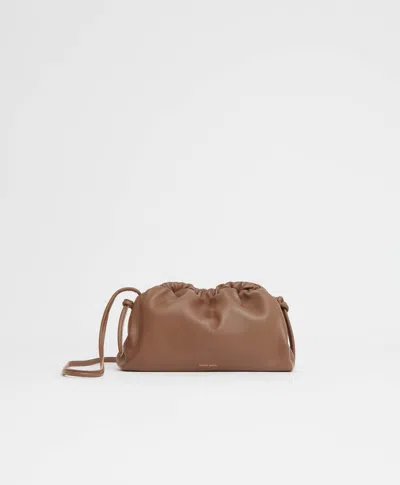 Mansur Gavriel Cloud Clasp Fastened Mini Clutch Bag In Desert