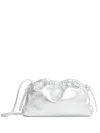 Mansur Gavriel Mini Cloud Leather Clutch In Gray