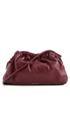 Mansur Gavriel Mini Cloud Clutch Oxblood In Burgundy