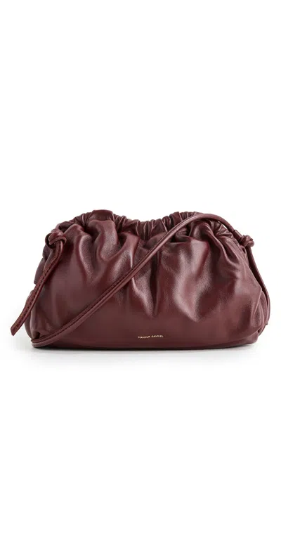 Mansur Gavriel Oversized Cloud Clutch In Pomegranate