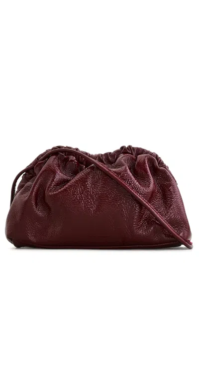 Mansur Gavriel Mini Cloud Clutch Shoulder Bag Claret In Burgundy