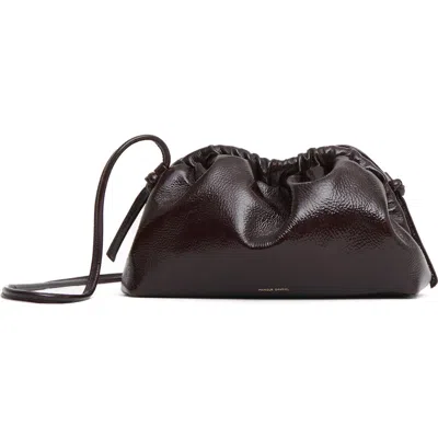 Mansur Gavriel Mini Cloud Clutch In Aubergine Naplak