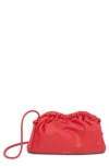Mansur Gavriel Mini Cloud Leather Clutch In Strawberry