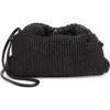 Mansur Gavriel Mini Cloud Woven Raffia Clutch