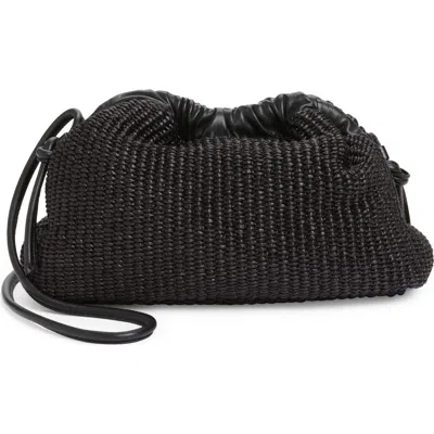 Mansur Gavriel Mini Cloud Woven Raffia Clutch