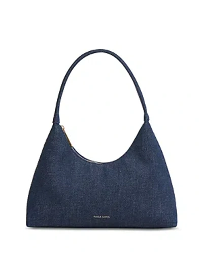 Mansur Gavriel Mini Denim Candy Bag In Dark Blue