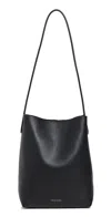 Mansur Gavriel Mini Everday Cabas Tote Black In Black