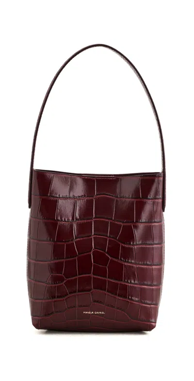 Mansur Gavriel Mini Everyday Cabas Bag Oxblood