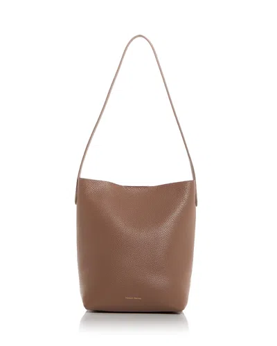 MANSUR GAVRIEL MINI EVERYDAY CABAS LEATHER SHOULDER BAG