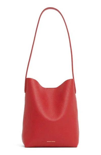 Mansur Gavriel Mini Everyday Cabas Leather Tote In Flamma