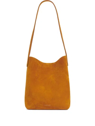 Mansur Gavriel Mini Everyday Cabas Tote Bag In 橘色