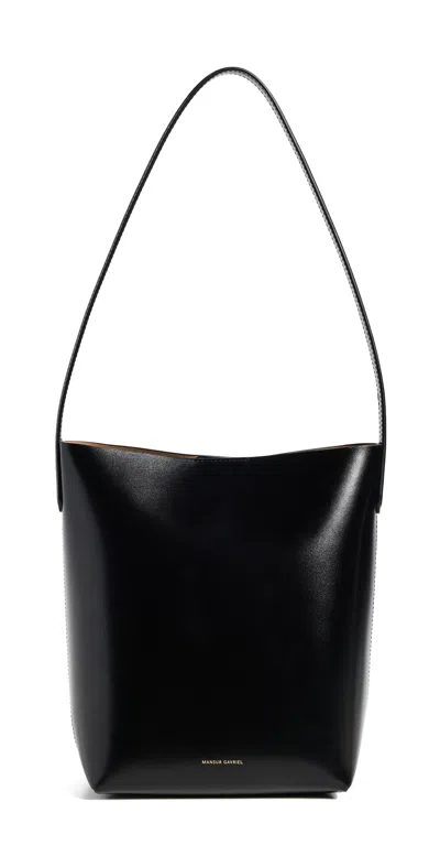 Mansur Gavriel Mini Everyday Cabas Tote Black/caramel