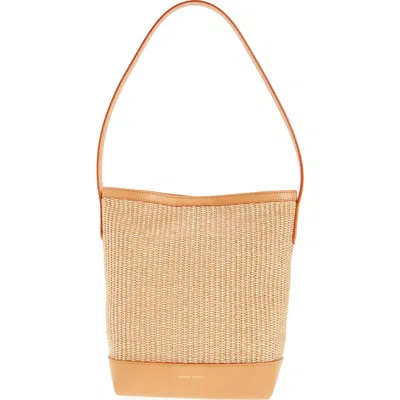 Mansur Gavriel Mini Everyday Raffia Cabas Hobo Bag In Natural