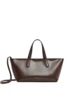 Mansur Gavriel Mini Everyday Tote Bag In Brown