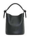 Mansur Gavriel Mini Fortuna Bucket Bag In Black