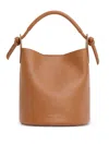 Mansur Gavriel Mini Fortuna Bucket Bag In Brown