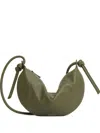 Mansur Gavriel Mini Fortuna Leather Crossbody Bag In Green