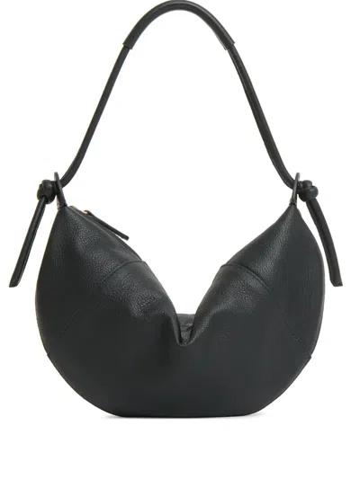 Mansur Gavriel Mini Fortuna Shoulder Bag In Black