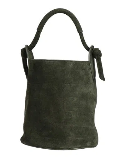 Mansur Gavriel Mini Fortuna Woman Handbag Dark Green Size - Leather
