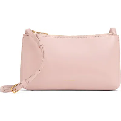 Mansur Gavriel Mini Gaia Leather Crossbody Bag In Pink