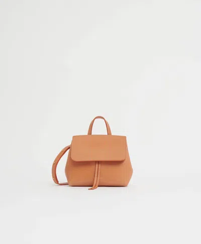 Mansur Gavriel Mini Lady Bag In Cammello/rosa
