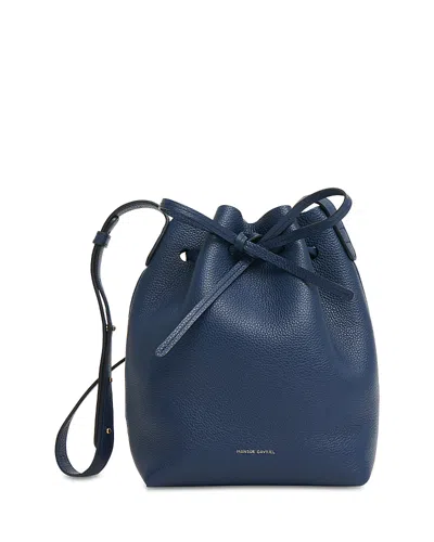 Mansur Gavriel Mini Leather Bucket Bag In Positano