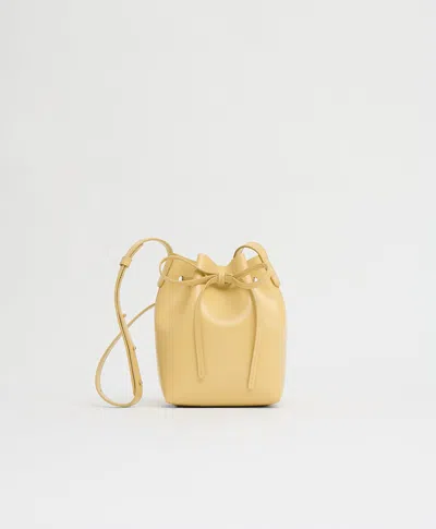 Mansur Gavriel Mini Mini Bucket Bag In Yellow