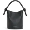 Mansur Gavriel Mini Mini Fortuna Bucket Bag In Black