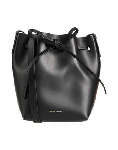 Mansur Gavriel Mini Mini Woman Cross-body Bag Black Size - Leather