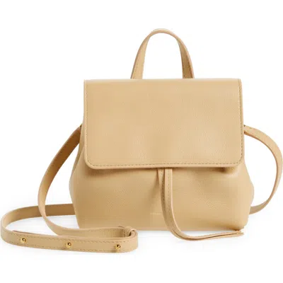 Mansur Gavriel Mini Soft Lady Leather Bag In Biscotto