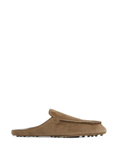 MANSUR GAVRIEL MOCCASIN SUEDE MULES
