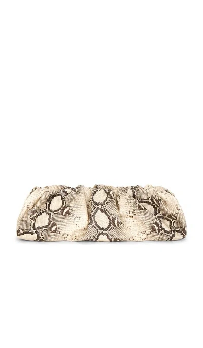 Mansur Gavriel Montagna Clutch In Gray