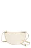 Mansur Gavriel Moon Calfskin Leather Crossbody Bag In Avorio