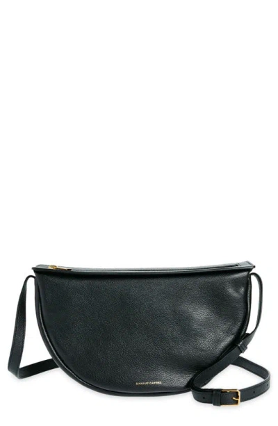 MANSUR GAVRIEL MOON CALFSKIN LEATHER CROSSBODY BAG