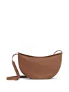 Mansur Gavriel Moon Sling Leather Crossbody Bag In Desert