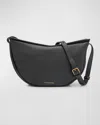 Mansur Gavriel Moon Sling Leather Crossbody Bag In Black