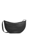 Mansur Gavriel Moon Small Leather Sling Bag In Black