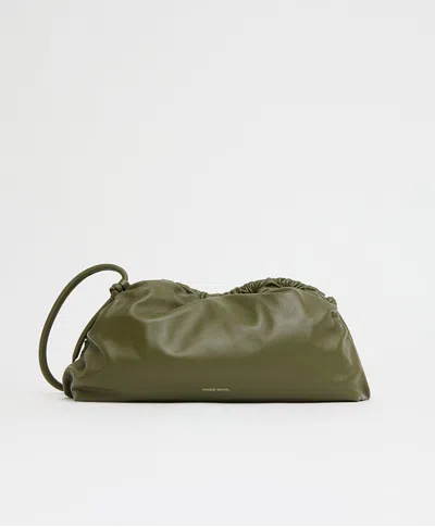 Mansur Gavriel Oversized Cloud Clutch In Green