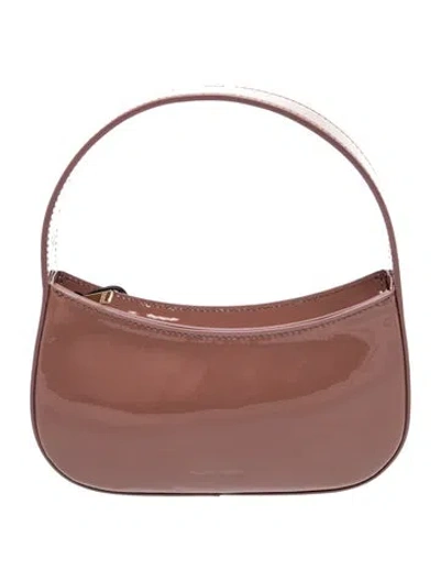 Pre-owned Mansur Gavriel Patent Leather Top Handle Bag W/ Tags In Pink