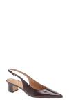 Mansur Gavriel Women's Slingback Pumps In Aubergine