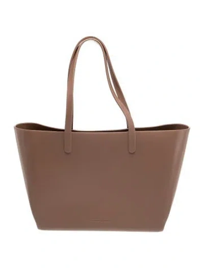 Pre-owned Mansur Gavriel Rubber Tote In Brown