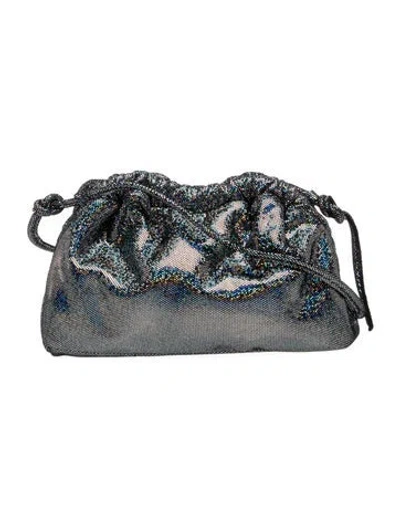 Pre-owned Mansur Gavriel Sequins Pouch W/ Tags In Blue