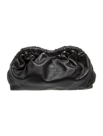 Pre-owned Mansur Gavriel Signature Clutch In Black