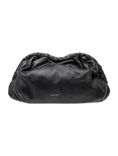 Pre-owned Mansur Gavriel Signature Clutch In Black