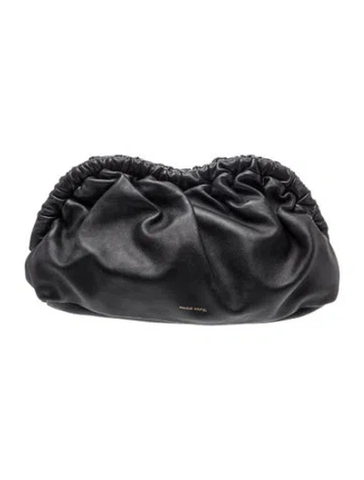 Pre-owned Mansur Gavriel Signature Clutch In Black