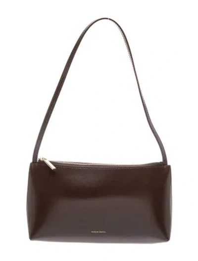 Pre-owned Mansur Gavriel Signature Top Handle Bag In Brown