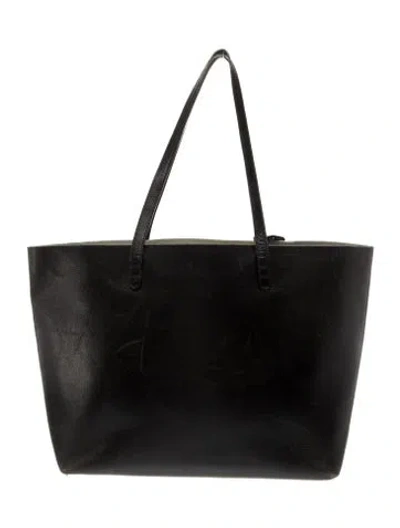 Pre-owned Mansur Gavriel Signature Tote In Black
