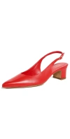 Mansur Gavriel Slingback Heels Poppy In Poppy