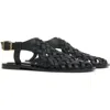Mansur Gavriel Woman Sandals Black Size 8 Leather